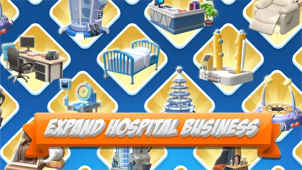 Sim Hospital2-Simulation (Сим Хоспитал2) МОД/Взлом [Меню, Бесконечные монеты и Открытые уровни] Screenshot 4