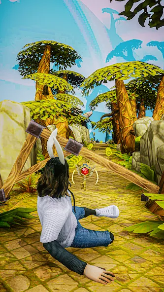 Forest Fun Run - Running Game (Форест ФанРан) МОД/Взлом [Деньги, Монеты и Меню MOD] Screenshot 1