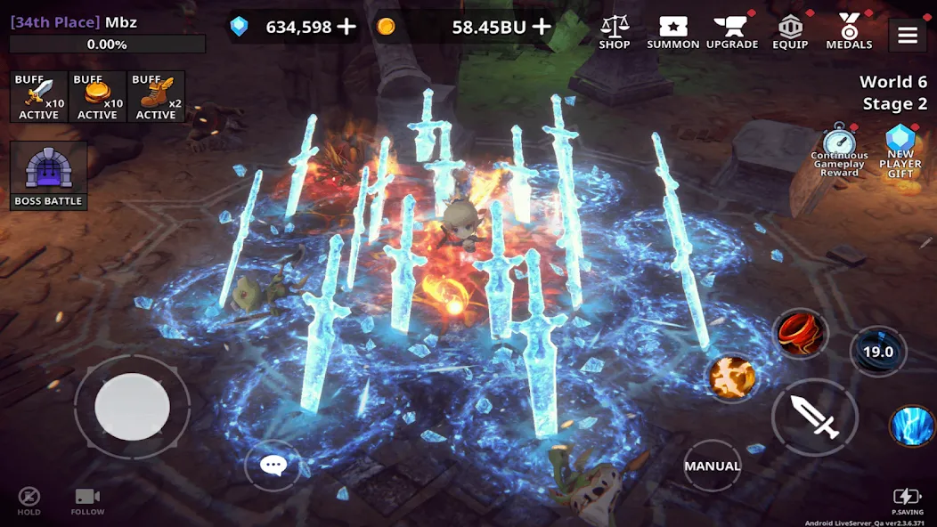 Dungeon Knight (Данжен Найт) МОД/Взлом [Меню, Бесконечные монеты и Открытые уровни] Screenshot 2