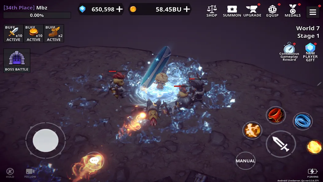 Dungeon Knight (Данжен Найт) МОД/Взлом [Меню, Бесконечные монеты и Открытые уровни] Screenshot 5