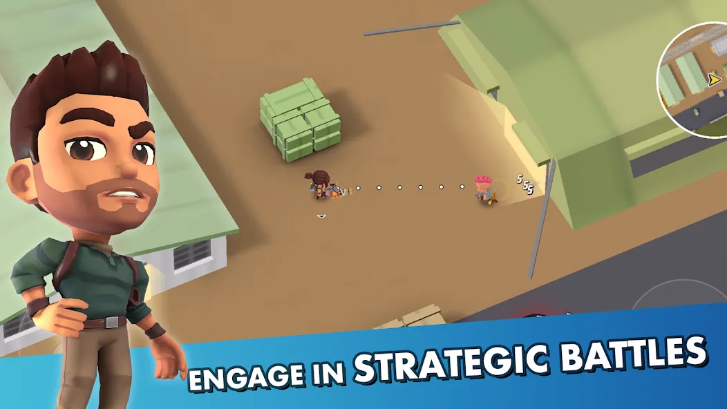 Blast Royale (Баттл Рояль) МОД/Взлом [Меню, Бесконечные монеты и Открытые уровни] Screenshot 2