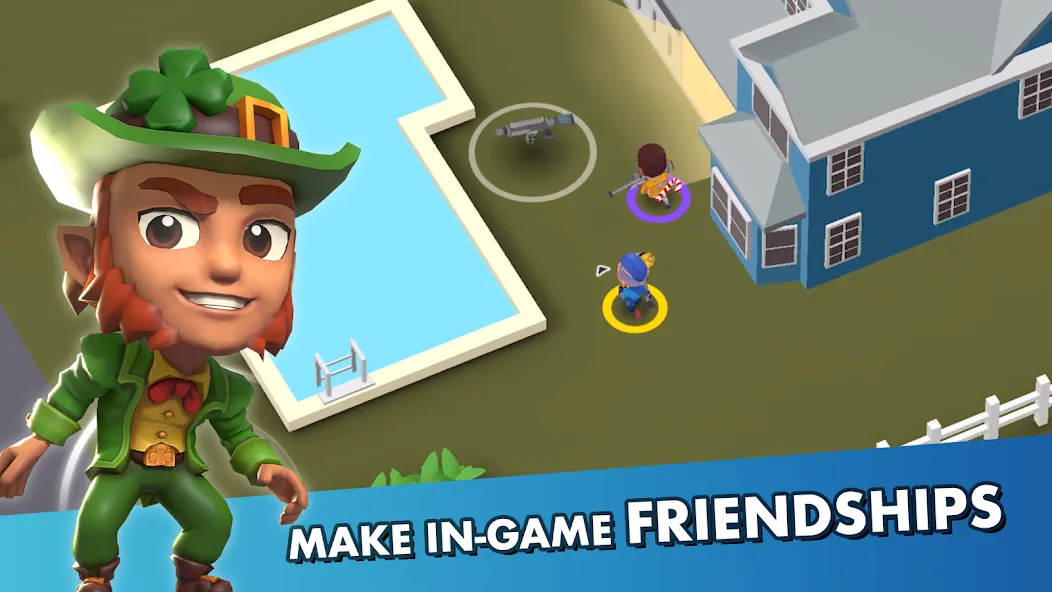 Blast Royale (Баттл Рояль) МОД/Взлом [Меню, Бесконечные монеты и Открытые уровни] Screenshot 4