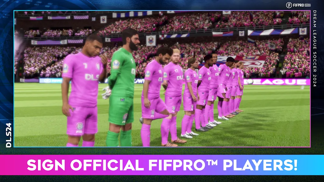 Dream League Soccer 2024 (Дрим Лиг Соккер 2023) МОД/Взлом [Много монет, Открытые уровни и Мега MOD] Screenshot 2