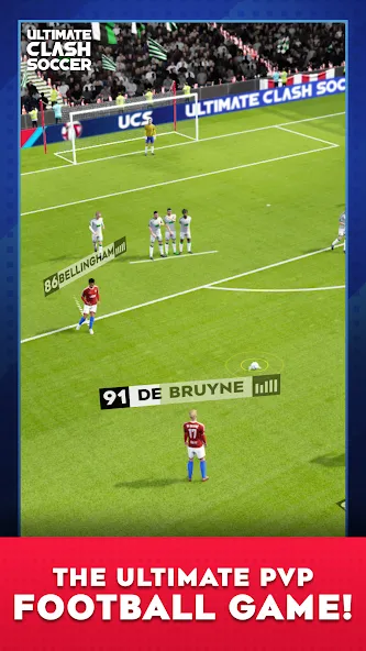 Ultimate Clash Soccer (Ултимейт Драфт Соккер) МОД/Взлом [Много денег, Монет и Все открыто] Screenshot 1
