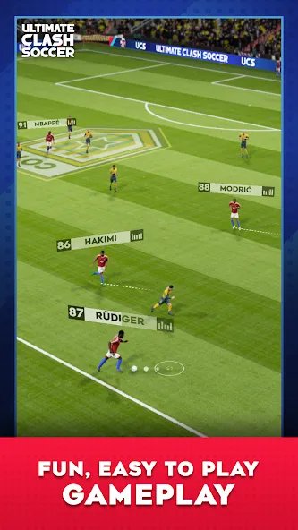 Ultimate Clash Soccer (Ултимейт Драфт Соккер) МОД/Взлом [Много денег, Монет и Все открыто] Screenshot 3
