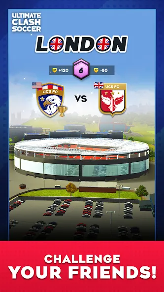 Ultimate Clash Soccer (Ултимейт Драфт Соккер) МОД/Взлом [Много денег, Монет и Все открыто] Screenshot 5