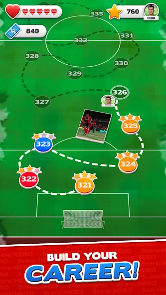 Score! Hero МОД/Взлом [Все открыто, Дополнительные деньги и Меню MOD] Screenshot 5