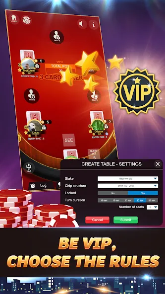 Svara - 3 Card Poker Card Game МОД/Взлом [Бесконечные деньги, Монеты и Мега MOD] Screenshot 4