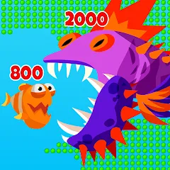 Скачать Fish Town IO: Mini Aquarium Взлом (Много денег) на Андроид бесплатно