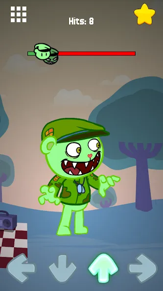 Flippy Happy Funkers FNF Mod (Флиппи Хэппи Фанкерс ФНФ Мод) МОД/Взлом [Меню, Бесконечные монеты и Открытые уровни] Screenshot 5