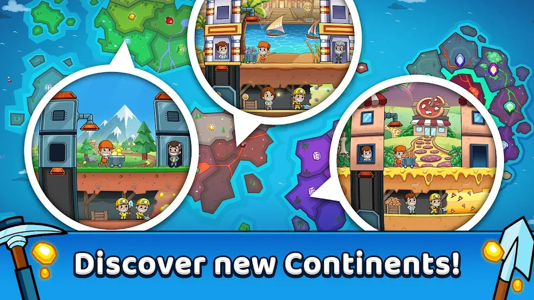 Idle Miner Tycoon: Gold Games МОД/Взлом [Много денег, Монет и Все открыто] Screenshot 4