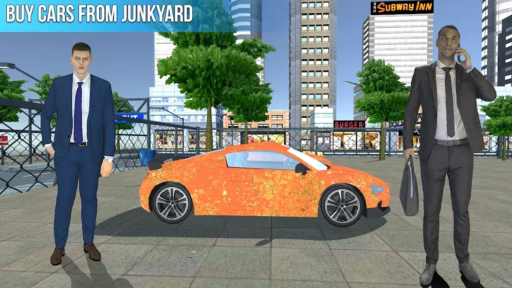 Used Car Dealers Job Simulator МОД/Взлом [Много монет, Открытые уровни и Мега MOD] Screenshot 2