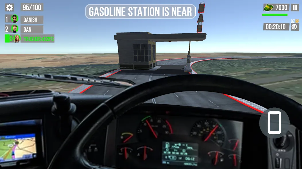 Euro Truck Gas Station Games МОД/Взлом [Деньги, Монеты и Меню MOD] Screenshot 3