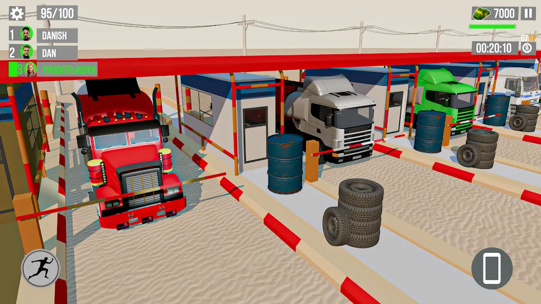 Euro Truck Gas Station Games МОД/Взлом [Деньги, Монеты и Меню MOD] Screenshot 4