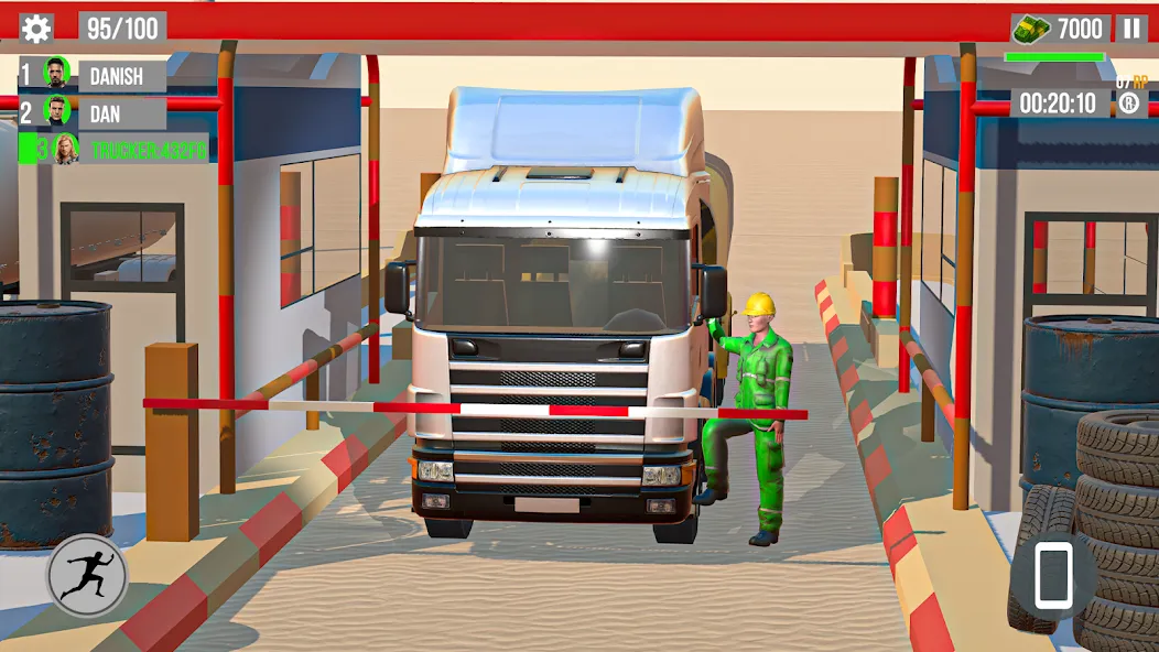 Euro Truck Gas Station Games МОД/Взлом [Деньги, Монеты и Меню MOD] Screenshot 5