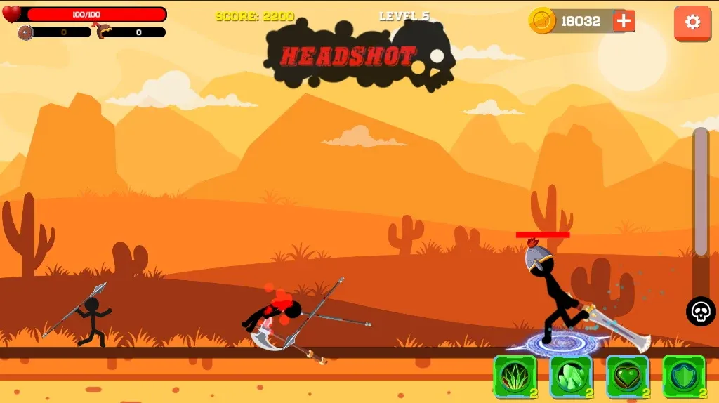 Spear war with Stickman (Спир вар) МОД/Взлом [Деньги, Монеты и Меню MOD] Screenshot 2