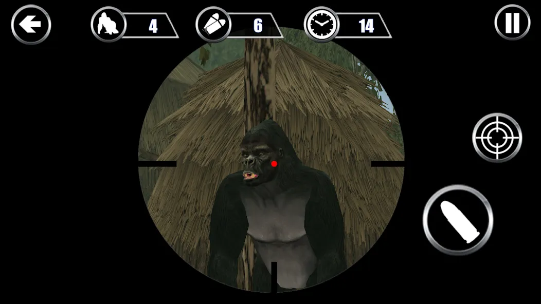 Gorilla Hunter: Hunting games (Горилла Хантер) МОД/Взлом [Много денег, Монет и Все открыто] Screenshot 4