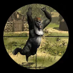 Скачать Взломанная Gorilla Hunter: Hunting games на Андроид с много денег и патронов