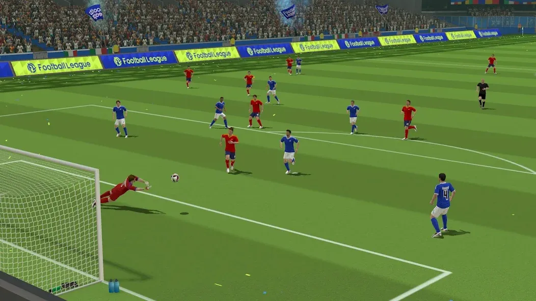 Football League 2024 (Футбольная Лига 2023) МОД/Взлом [Меню, Бесконечные монеты и Открытые уровни] Screenshot 3