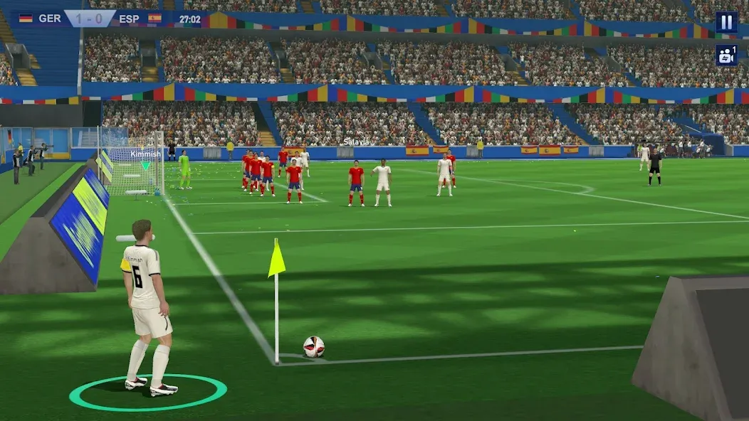 Football League 2024 (Футбольная Лига 2023) МОД/Взлом [Меню, Бесконечные монеты и Открытые уровни] Screenshot 5