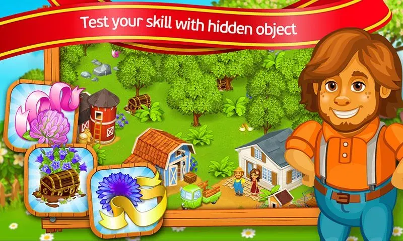 Farm Town: Cartoon Story МОД/Взлом [Меню, Бесконечные монеты и Открытые уровни] Screenshot 2