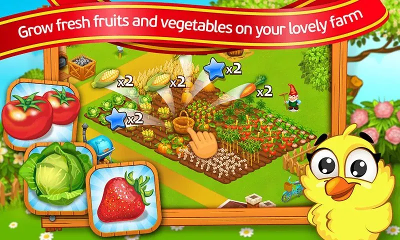Farm Town: Cartoon Story МОД/Взлом [Меню, Бесконечные монеты и Открытые уровни] Screenshot 5
