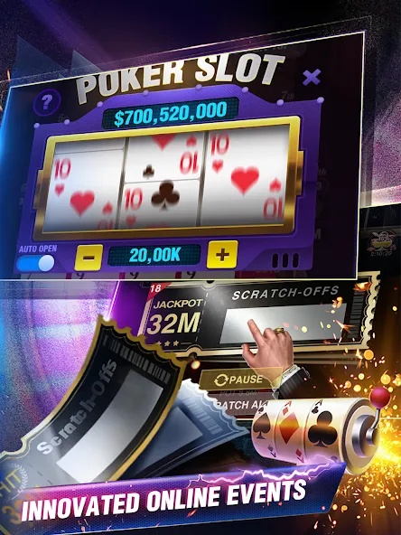 Holdem or Foldem - Texas Poker (Холдем или Фолдем) МОД/Взлом [Много денег, Монет и Все открыто] Screenshot 5