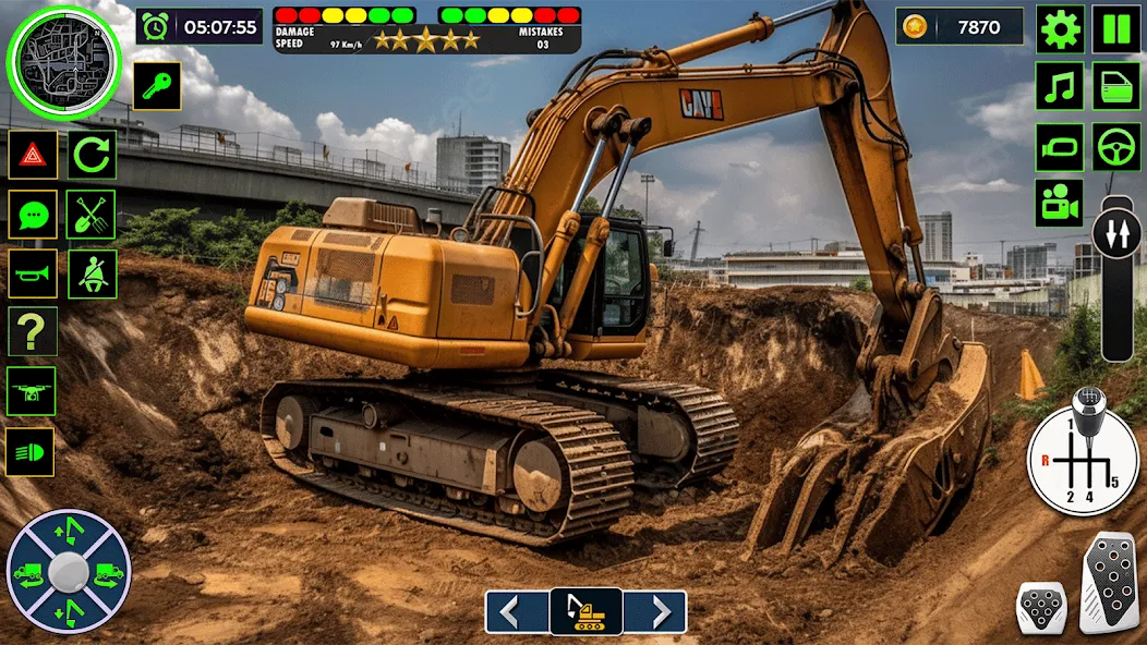 Real Road Construction Games (Реал Роад Конструкшн Геймс) МОД/Взлом [Много денег, Монет и Все открыто] Screenshot 1