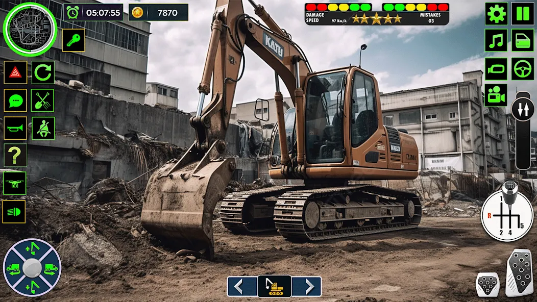 Real Road Construction Games (Реал Роад Конструкшн Геймс) МОД/Взлом [Много денег, Монет и Все открыто] Screenshot 2