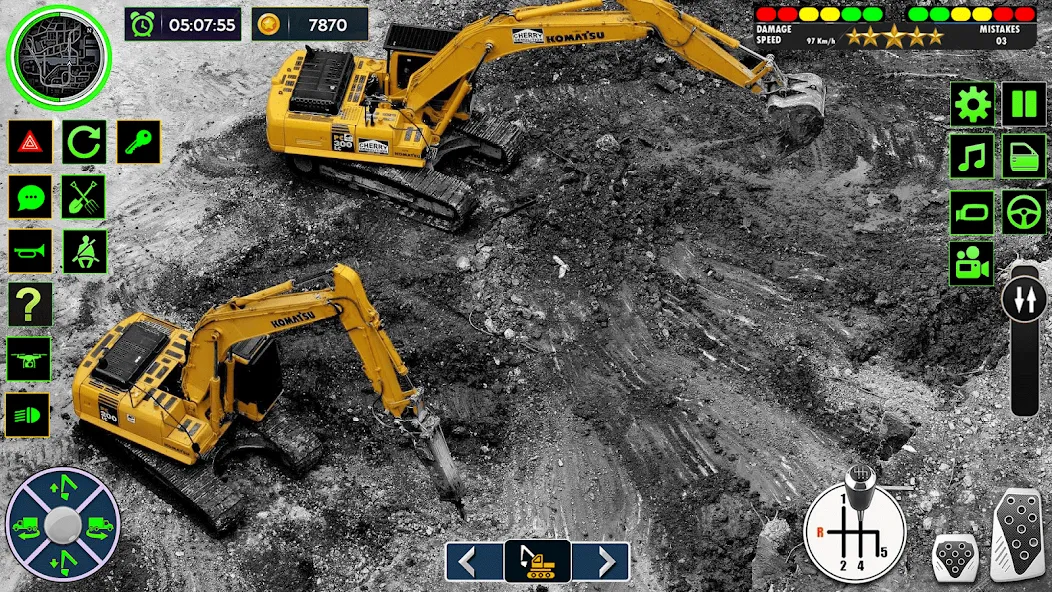 Real Road Construction Games (Реал Роад Конструкшн Геймс) МОД/Взлом [Много денег, Монет и Все открыто] Screenshot 3