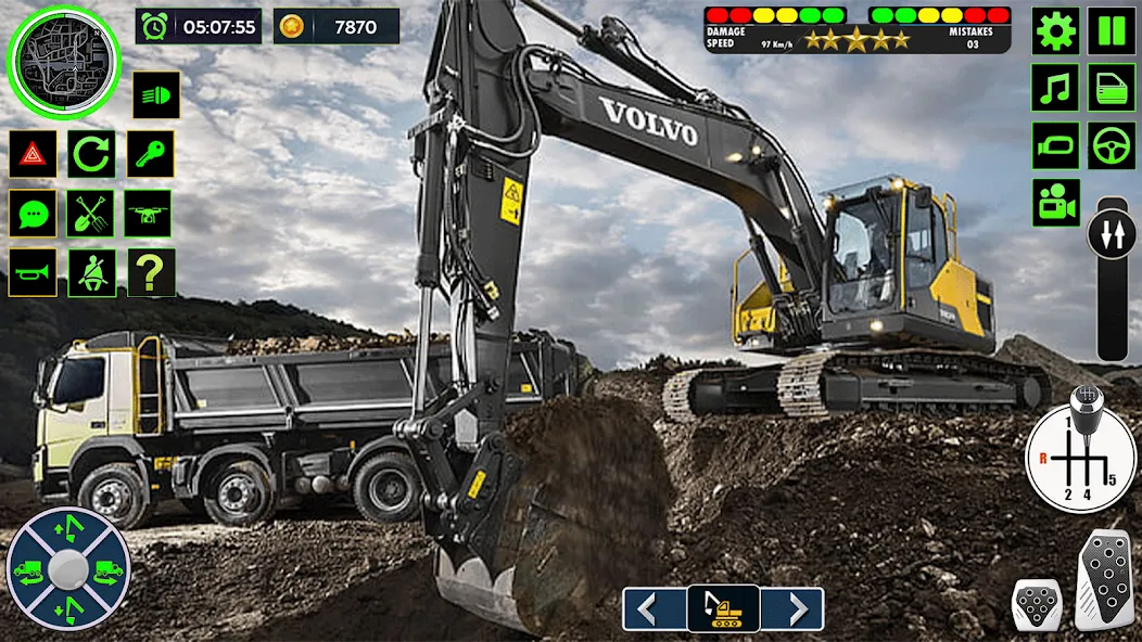 Real Road Construction Games (Реал Роад Конструкшн Геймс) МОД/Взлом [Много денег, Монет и Все открыто] Screenshot 4