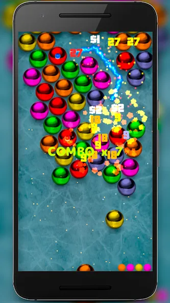 Magnetic balls bubble shoot МОД/Взлом [Бесконечные деньги, Монеты и Мега MOD] Screenshot 3