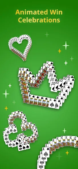 Spider Solitaire Classic МОД/Взлом [Меню, Бесконечные монеты и Открытые уровни] Screenshot 5