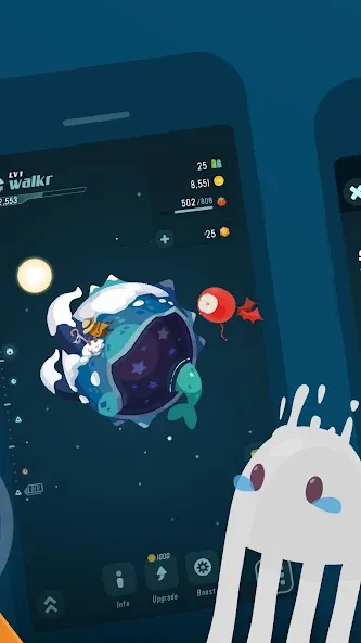 Walkr: Fitness Space Adventure (Уолкр) МОД/Взлом [Деньги, Монеты и Меню MOD] Screenshot 5