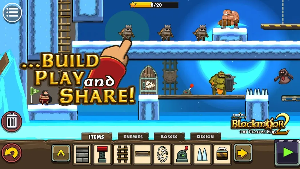 Blackmoor 2: Action Platformer (Блэкмур 2) МОД/Взлом [Много денег, Монет и Все открыто] Screenshot 5