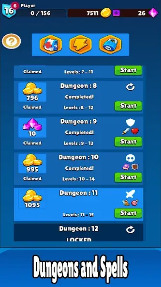 Monster RPG: AFK Idle Clicker (Монстер РПГ) МОД/Взлом [Бесконечные деньги, Монеты и Мега MOD] Screenshot 5