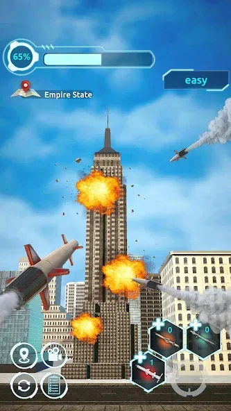 City Demolish: Rocket Smash! (Сити Демолиш) МОД/Взлом [Много монет, Открытые уровни и Мега MOD] Screenshot 1