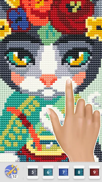 Cross Stitch Club (Кросс Стич Клуб) МОД/Взлом [Бесконечные деньги, Монеты и Мега MOD] Screenshot 3