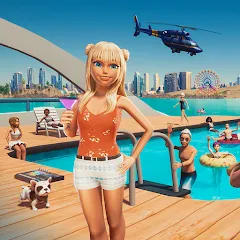 Скачать Взломанная Virtual Sim Story: Home & Life на Андроид (много денег)