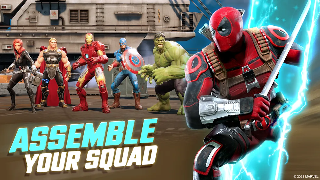 MARVEL Strike Force: Squad RPG (Марвел Страйк Форс) МОД/Взлом [Много денег, Монет и Все открыто] Screenshot 1