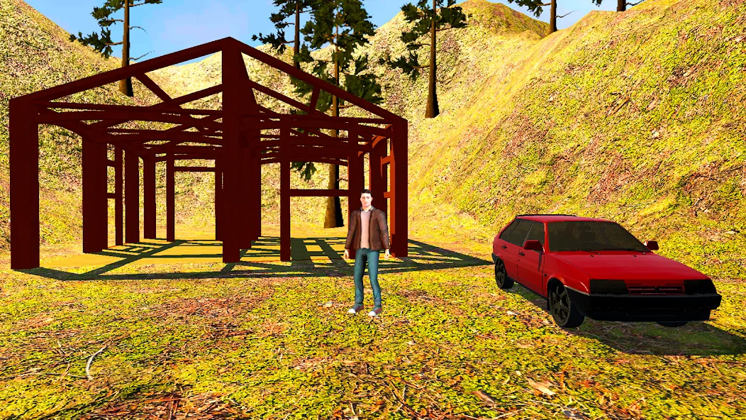 VAZ Driving Simulator: LADA МОД/Взлом [Деньги, Монеты и Меню MOD] Screenshot 3