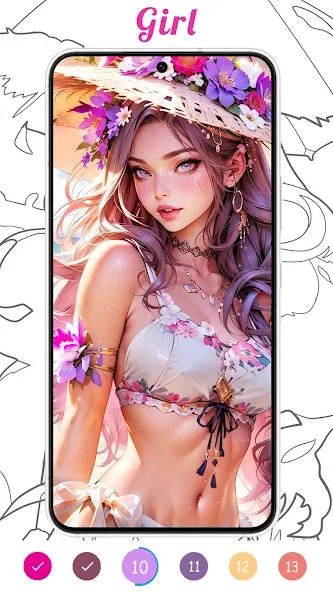 Coloring Games-Color By Number МОД/Взлом [Все открыто, Дополнительные деньги и Меню MOD] Screenshot 3