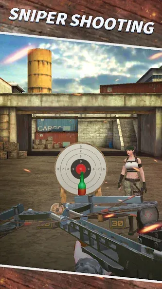 Sniper Shooting : 3D Gun Game МОД/Взлом [Много денег, Монет и Все открыто] Screenshot 2