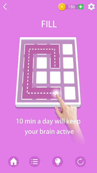 Brain Plus - Keep brain active (Супер Брейн Плюс) МОД/Взлом [Все открыто, Дополнительные деньги и Меню MOD] Screenshot 5