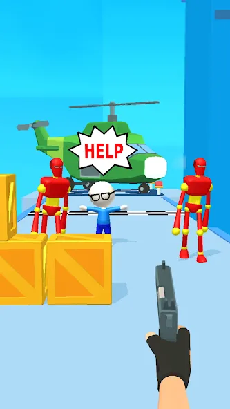 Gun Master 3D - Shoot 'Em Down (Ган Мастер 3Д) МОД/Взлом [Деньги, Монеты и Меню MOD] Screenshot 5