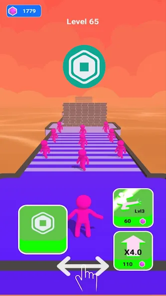 Robux Loto Run (Робукс Лото Ран) МОД/Взлом [Много денег, Монет и Все открыто] Screenshot 1