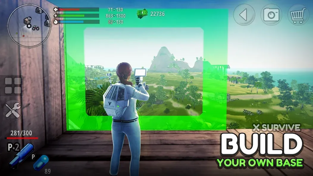 X Survive: Open World Sandbox (Икс Сурвайв) МОД/Взлом [Много денег, Монет и Все открыто] Screenshot 1
