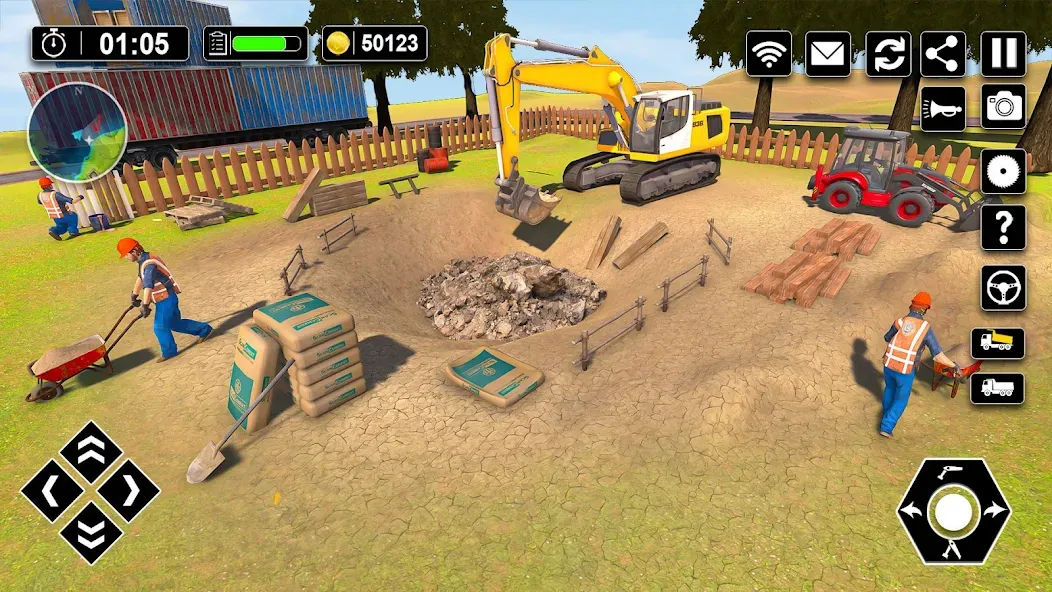 Wood House Construction Game МОД/Взлом [Много монет, Открытые уровни и Мега MOD] Screenshot 1