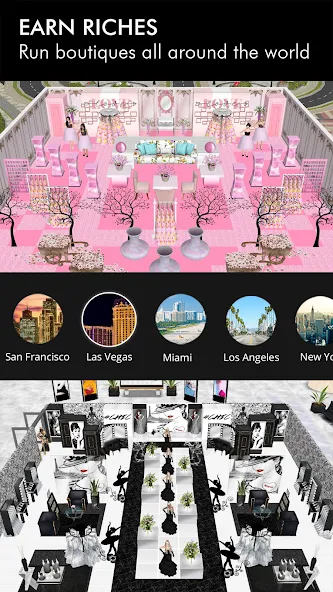 Fashion Empire - Dressup Sim (Фэшн Эмпайр) МОД/Взлом [Много монет, Открытые уровни и Мега MOD] Screenshot 5