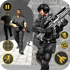 Скачать Anti Terrorist Shooting Game Взлом (много денег) на Андроид бесплатно